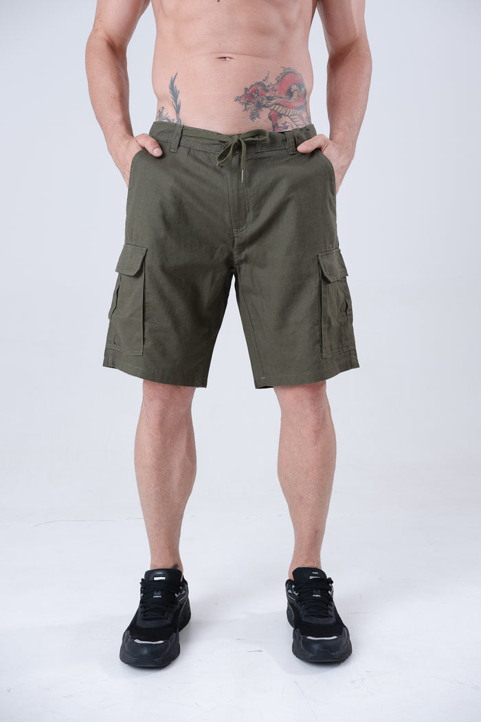 Bermuda Cargo Linho - hover